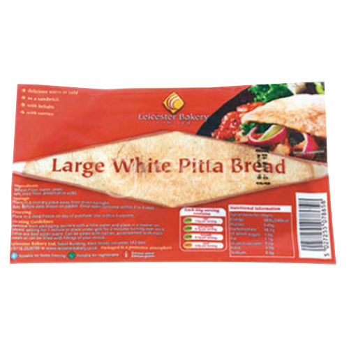 LB LARGE WHITE PITTA BREAD - 6PCS