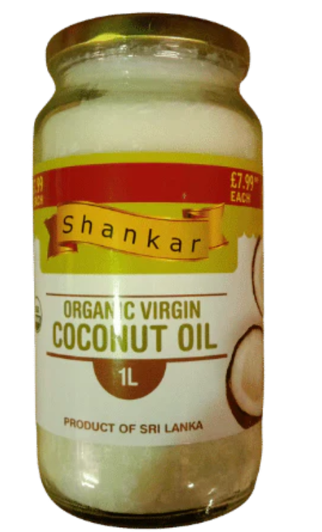 SHANKAR ORGANIC VIRGIN COCONUT OIL - 1LTR
