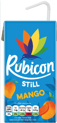 RUBICON STILL MANGO - 288ML