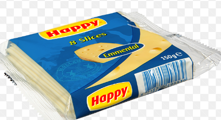 HAPPY 8 SLICES EMMENTAL CHEESE - 150G