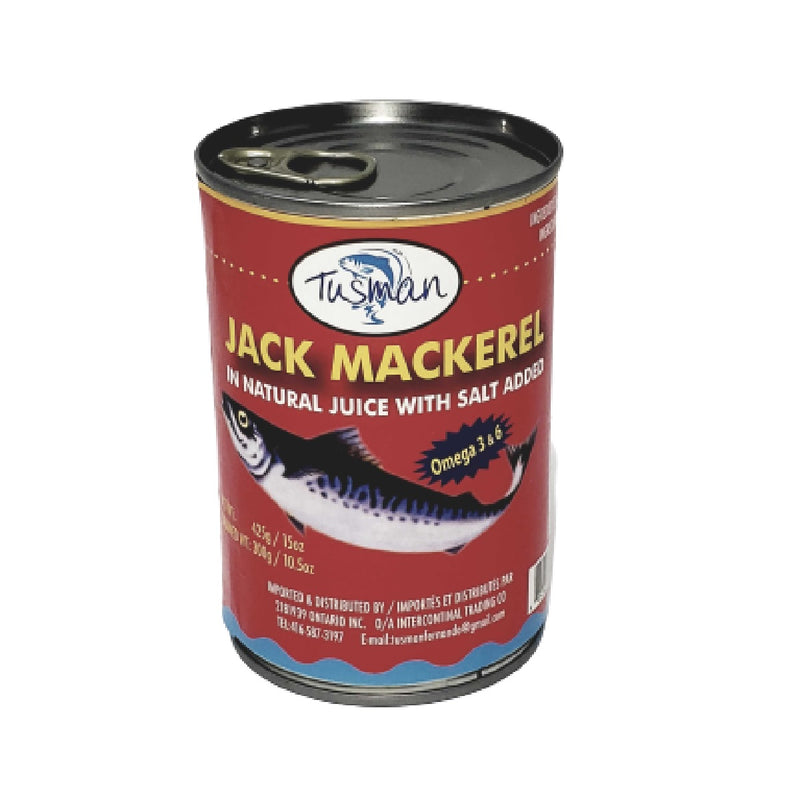 TUSMAN JACK MACKERAL TIN FISH - 425G