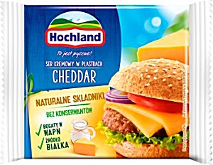Hochland Cheese slices Cheddar 10X130g