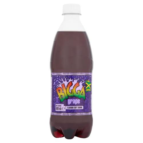 BIGGA GRAPE FLAVOUR SOFT DRINK - 600ML