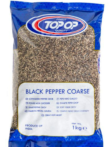 TOP-OP BLACK PEPPER COARSE - 1KG