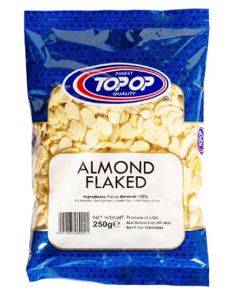 TOP-OP ALMONDS FLAKED - 250G