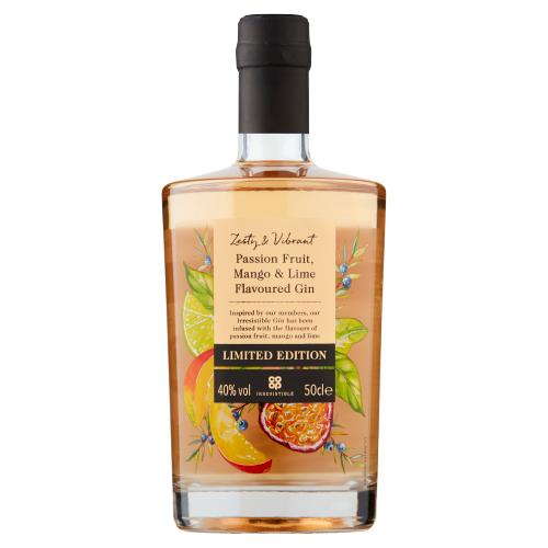 CO OP IRRESISTIBLE PASSFRT MANGO & LIME GIN 40% DST - 50CL