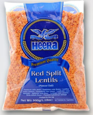 HEERA RED SPLIT LENTILS - 500G