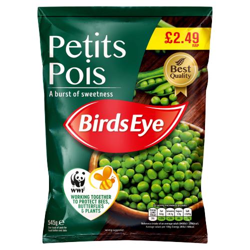 BIRDS EYE PETIT POIS - 545G