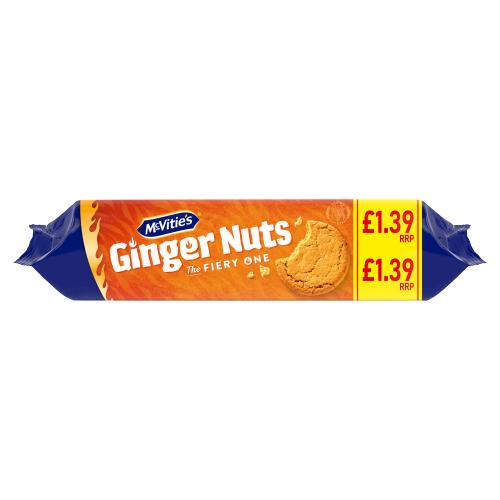 MCVITIES GINGER NUTS - 250G