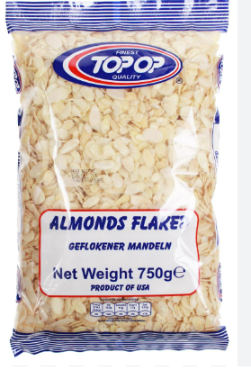 TOP-OP ALMONDS FLAKED - 750G