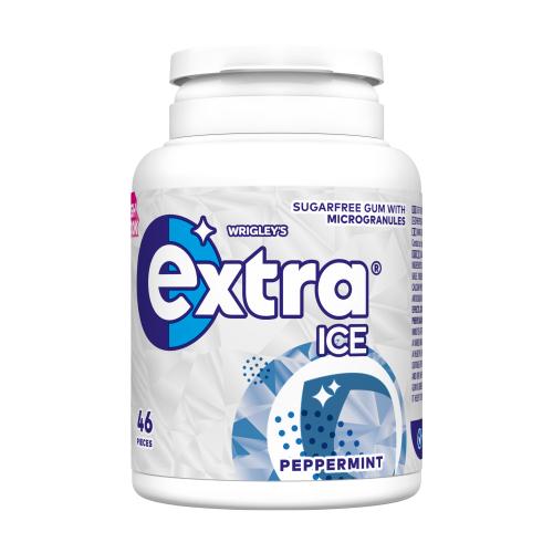 WRIGLEY EXTRA ICE PEPPERMINT BOTTLE - 46PCE