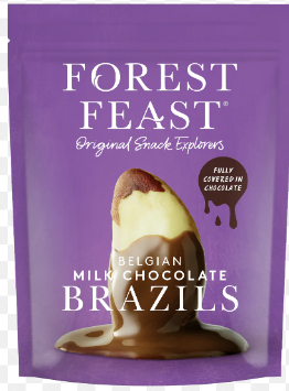 FOREST FEAST CHOCOLATE BRAZILS - 55G