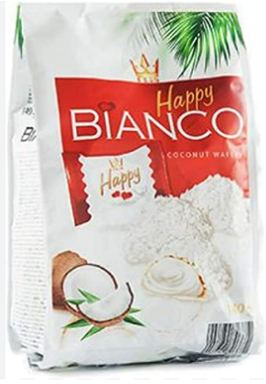 FLIS HAPPY BIANCO COCONUT WAFERS - 140G