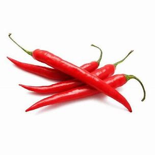 LONG RED HOT CHILLIES PER KG