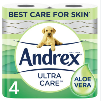 ANDREX TOILET TISSUE ULTRA CARE - 4 ROLL