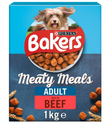 BAKERS MEATY MEALS COMPLETE BEEF-1KG