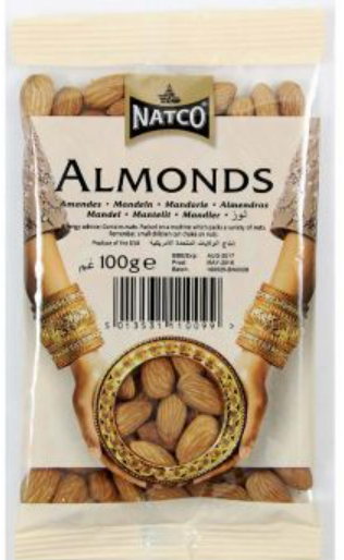 NATCO ALMONDS - 100G