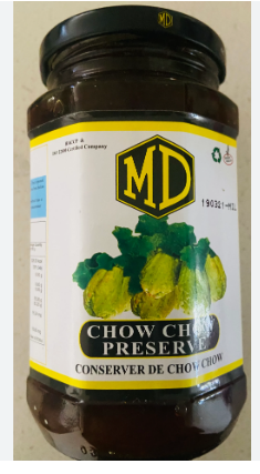 MD CHOW CHOW PRESERVE - 490G