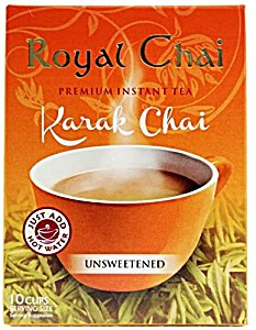 ROYAL CHAI PREMIUM INSTANT TEA KARAK CHAI(UNSWEETEND) - 140G
