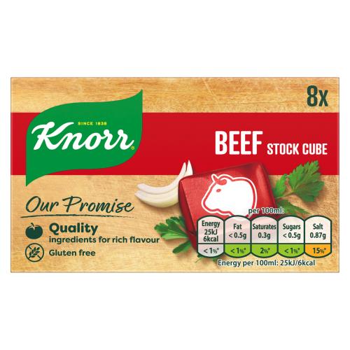 KNORR STOCK CUBE BEEF - 8S