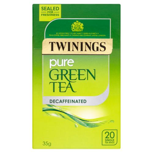 TWININGS DECAFFENINATED PURE GREEN TEA - 35G