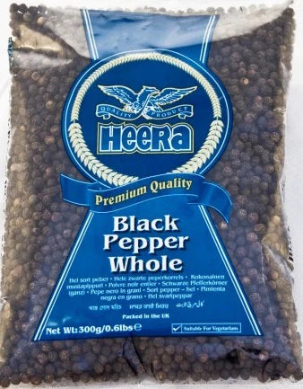 HEERA BLACK PEPPER WHOLE - 300G
