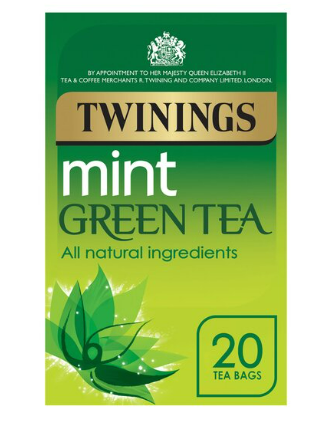 TWININGS MINT GREEN TEA - 40G