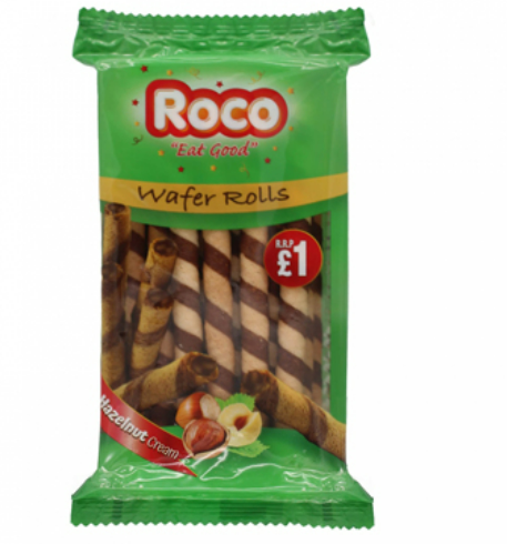 ROCO NUTS WAFER ROLLS - 230G