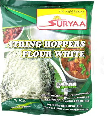 SURYAA WHITE STRING HOPPER FLOUR - 1KG