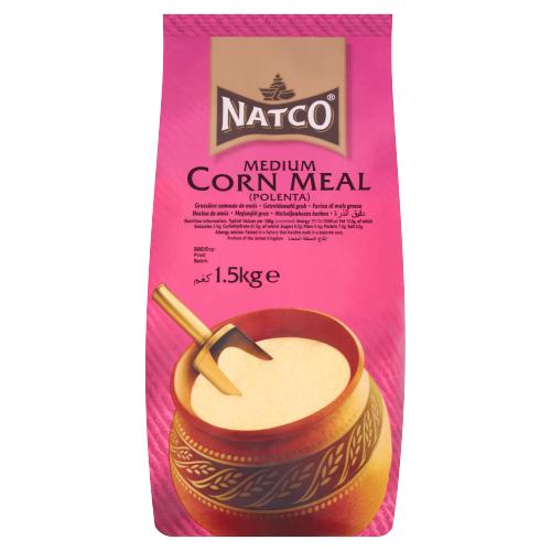 NATCO MEDIUM CORN MEAL - 1.5KG