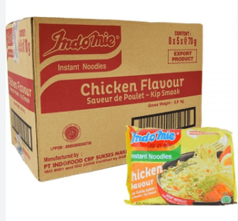 1 BOX INDOMIE CHICKEN NOODLES(40X70G) - INDOMIE