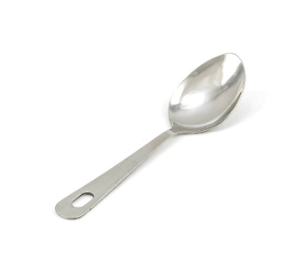 14" STAINLESS STEEL SPOON - Branded