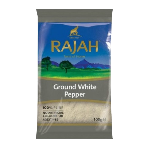 RAJAH GROUND WHITE PEPPER - 100G