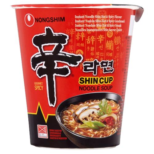 NONGSHIM SHIN CUP NOODLE SOUP (HOT & SPICY) - 68G
