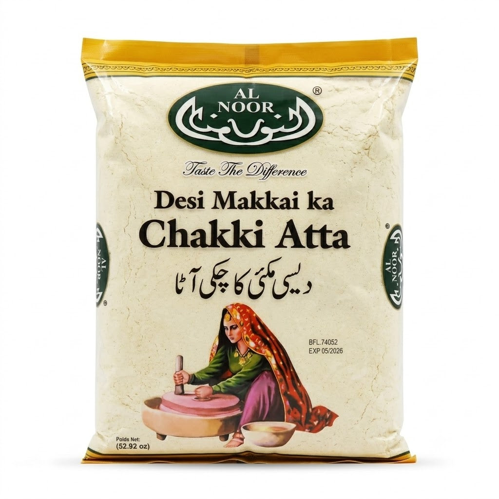 Al Noor Desi Makkai Ka Chakki Atta - 1.5kg