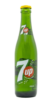 7 UP GLASS BOT - 250ML - 7UP