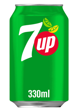 7 UP REGULAR 330ML - 7UP