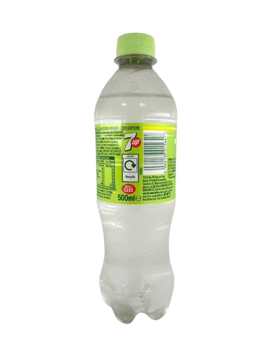 7 UP ZERO SUGAR - 500ML - 7UP