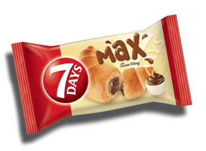 7DAYS MAX COCOA CROISSANT - 80G - 7 DAYS