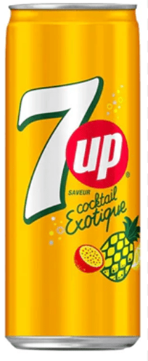 7UP COCKTAIL EXOTIQUE - 330ML - 7UP