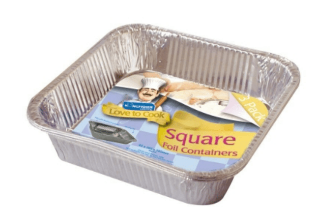 8" FOIL DEEP CAKE PAN - 4 PACK - Branded