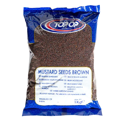 TOP-OP MUSTARD SEEDS BROWN - 100G