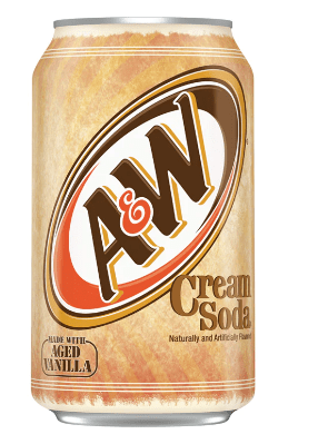 A & W CREAM SODA - 355ML - A & W