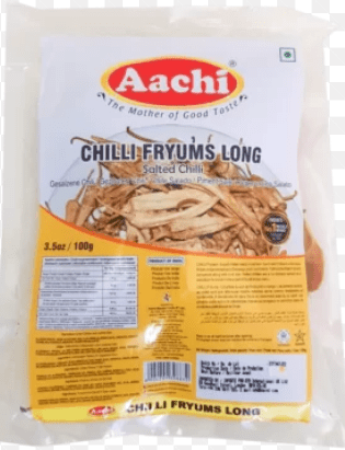 AACHI CHILLI FRYUMS (LONG) - 100G - AACHI