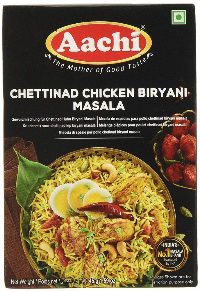 AACHI MASALA CHETINAD CHICKEN BIRIYANI - 45G - AACHI