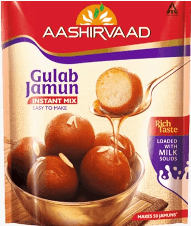 AASHIRVAAD GULAB JAMUN INSTANT MIX - 175G - AASHIRVAAD