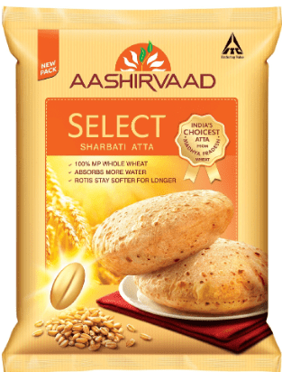 AASHIRVAAD SELECT SHARBATI ATTA - 5KG - AASHIRVAAD