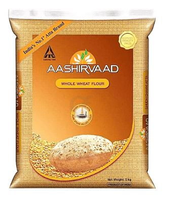 AASHIRVAAD WHOLE WHEAT FLOUR - 5KG - AASHIRVAAD