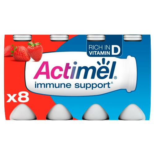 ACTIMEL STRAWBERRY 8PK - 100G - ACTIMEL