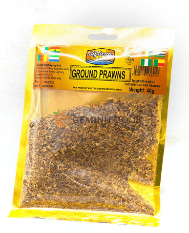 AFRICAN SEA GROUND PRAWNS - 40G - AFRICAN SEA